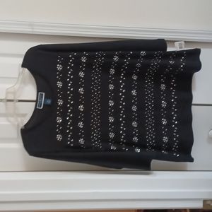 FINAL - Top - Black with rhinestones